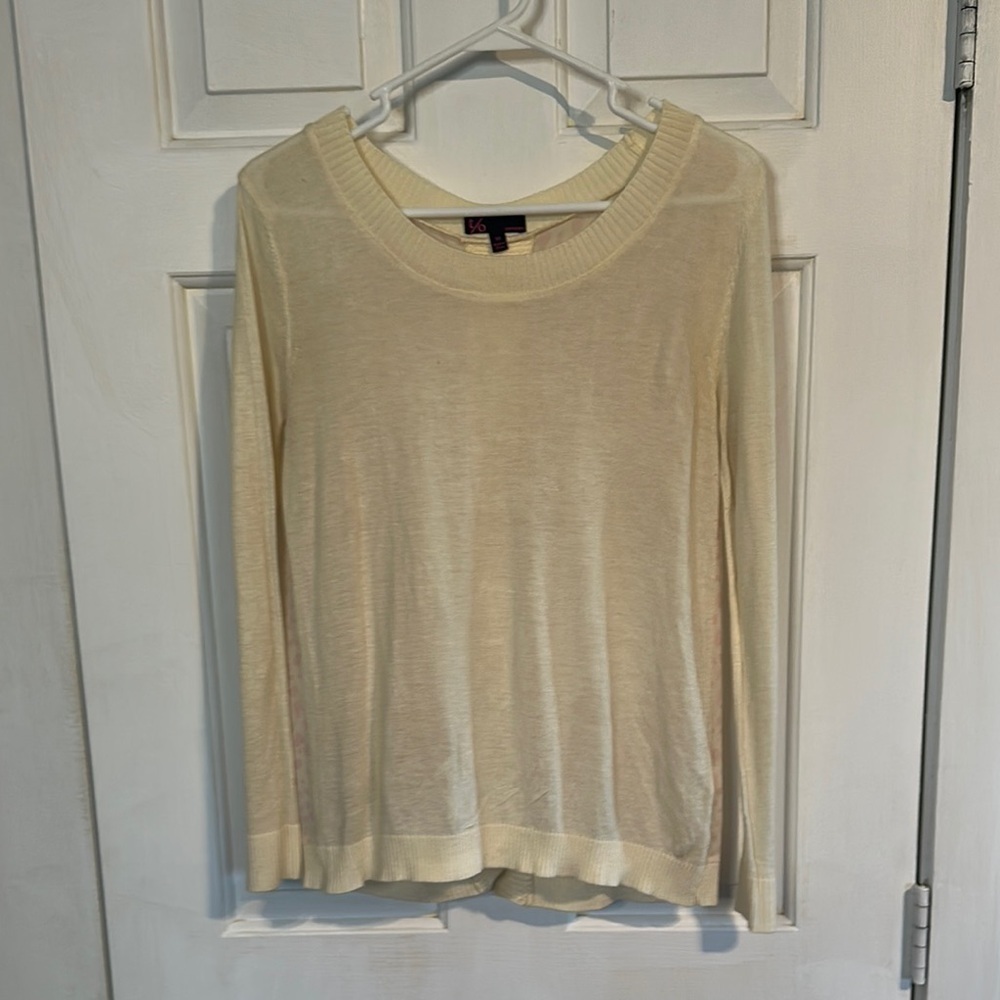 T/O Sweaters size medium cream